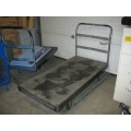 Rolling Flatbed Product Cart w Removable Handle 30x60
